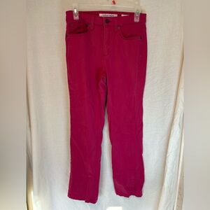 Jones New York Jeans Pink Denim Lexington Straight Leg Women’s 6